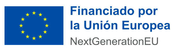 Logo Financiado por la Unión Europea, NextGenerationEU